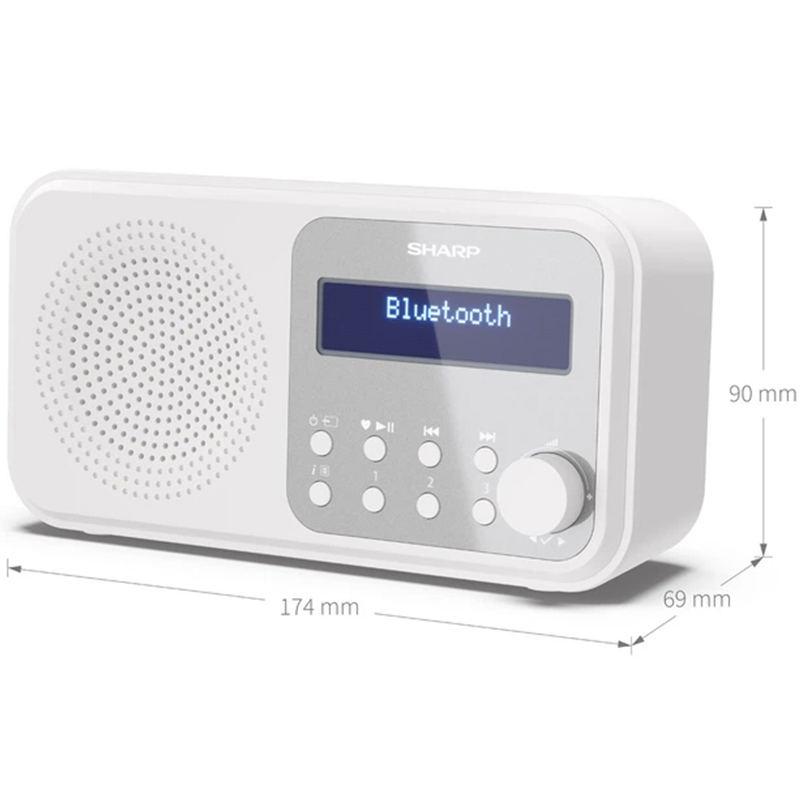 Фото Радіоприймач SHARP DR-P420(WH)