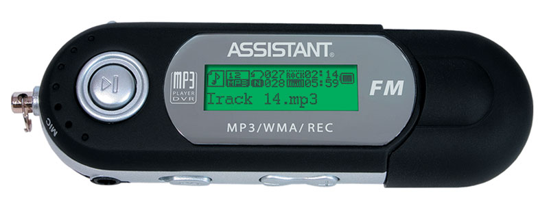 МП3 плеер ASSISTANT AM-11001 black