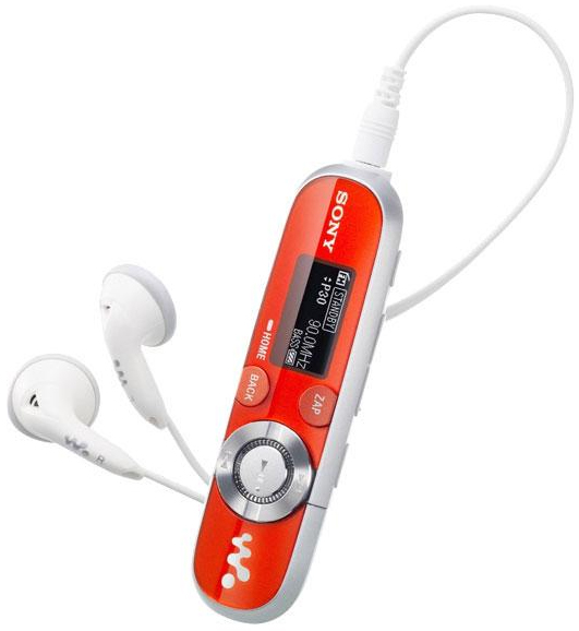 MP3-плеер SONY NWZ-B142F Orange