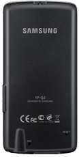 MP3-плеєр SAMSUNG YP-Q2AB/NWT 4GB Black РК дисплей 2.4