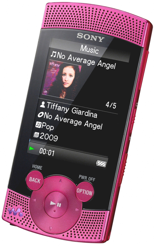 MP3-плеер SONY NWZ-S544 8GB Pink Разрешение экрана 240х320