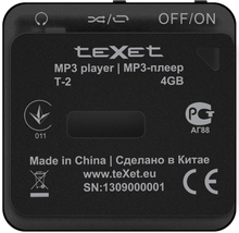 МP3-плеер TEXET T-2 4Gb (black)