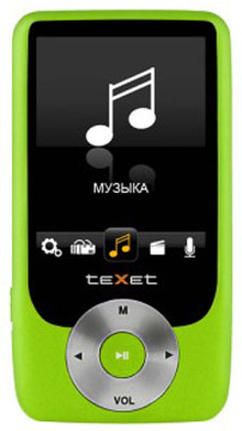 MP3-плеер TEXET T-795 4 Gb (green)