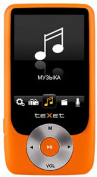 MP3-плеер TEXET T-795 4 Gb (orange)