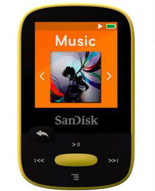 MP3-плеер SANDISK Sansa Clip Sport 4 Gb Yellow (SDMX24-004G-G46Y)