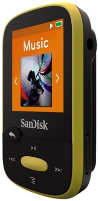 MP3-плеер SANDISK Sansa Clip Sport 4 Gb Yellow (SDMX24-004G-G46Y) Объём памяти 4 Гб