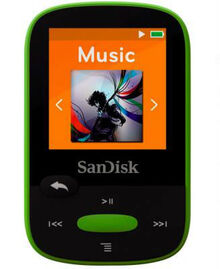 MP3-плеер SANDISK Sansa Clip Sport 8 Gb Lime (SDMX24-008G-G46L)