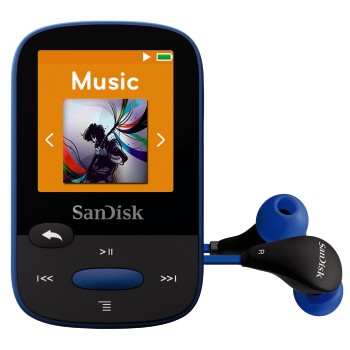 MP3-плеєр SANDISK Sansa Clip Sport 8 Gb Blue (SDMX24-008G-G46B) Об'єм пам'яті 8 Гб