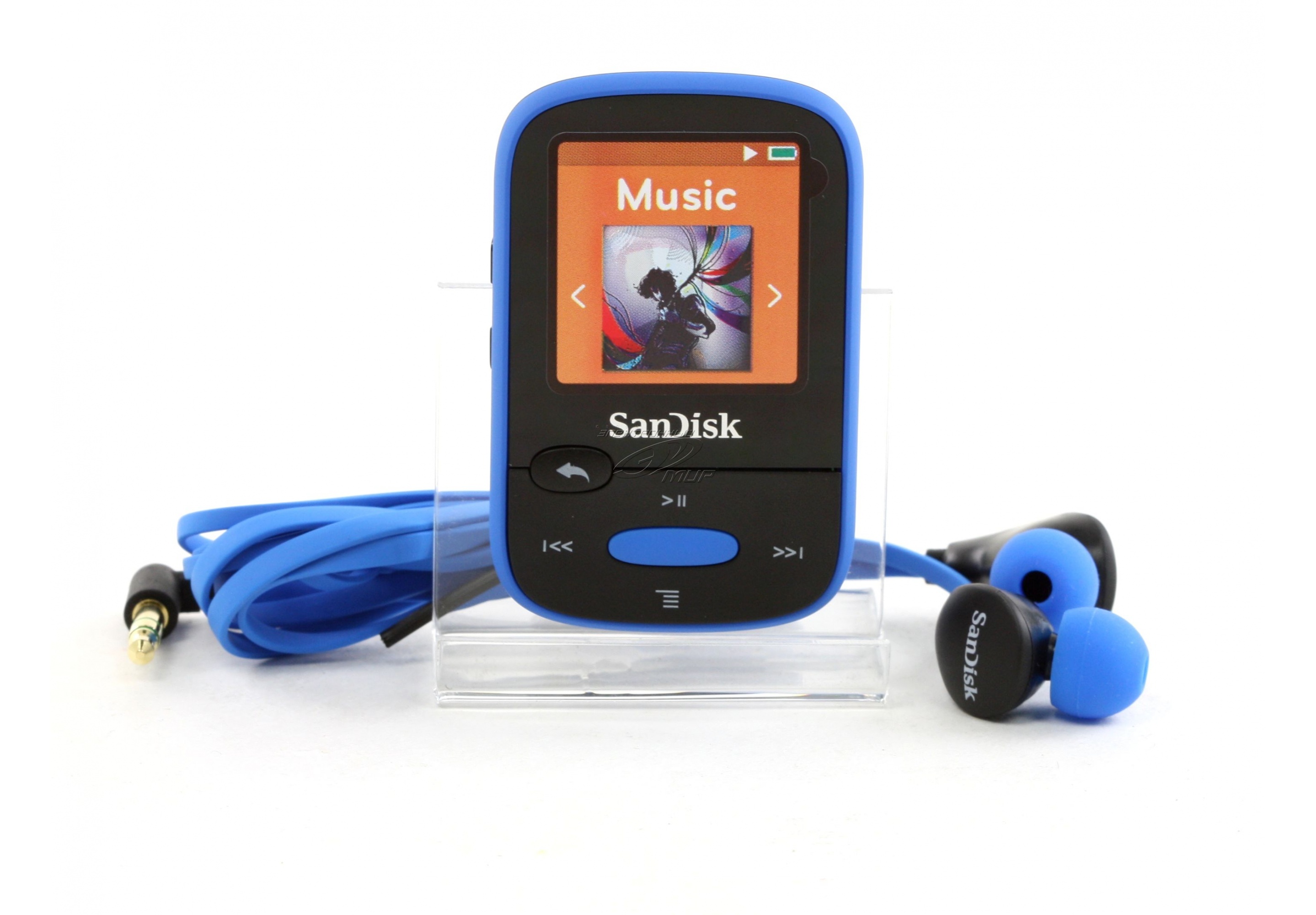 MP3-плеєр SANDISK Sansa Clip Sport 8 Gb Blue (SDMX24-008G-G46B) РК дисплей 1.44