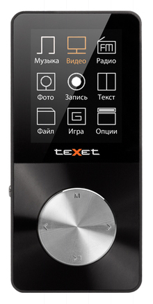 MP3-плеер TEXET T-60 8GB Black