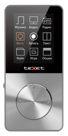 MP3-плеер TEXET T-60 8GB Silver