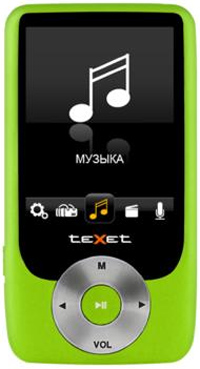 МP3 плеер TEXET T-79 8 Gb Green