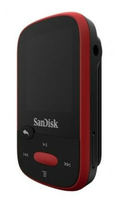 MP3-плеер SANDISK Sansa Clip Sport 4 Gb Red (SDMX24-004G-G46R)