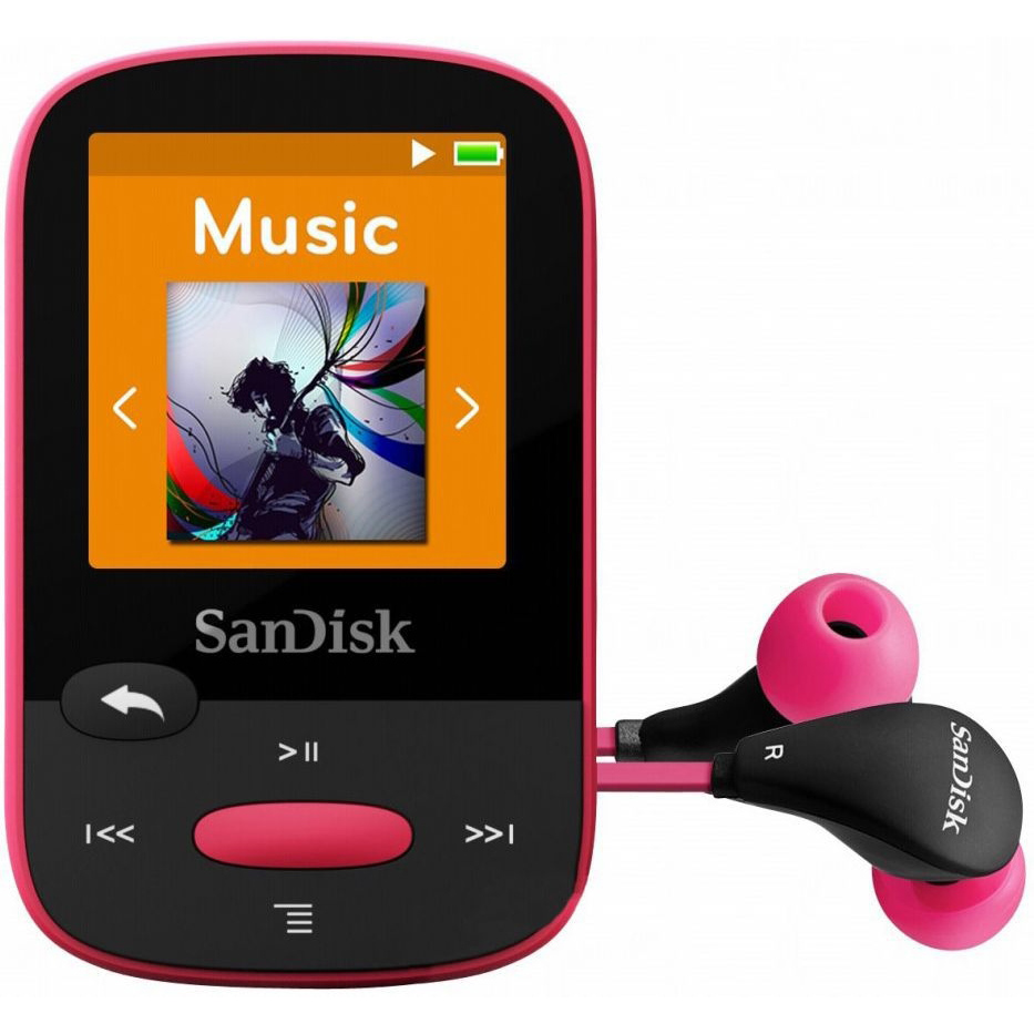 MP3-плеер SANDISK Sansa Clip Sport 8GB Pink - в интернет-магазине Фокстрот:  цены, отзывы, характеристики | купить в Киеве, Харькове, Днепропетровске,  Одессе - Украина