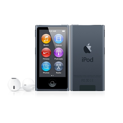 MP3-плеер APPLE A1446 iPod nano 16GB Space Gray (MKN52QB/A) Объём памяти 16 Гб