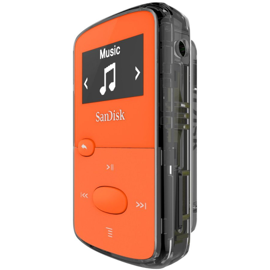 MP3-плеер SANDISK Sansa Clip JAM 8GB (SDMX26-008G-G46O) Orange ЖК дисплей 0.96