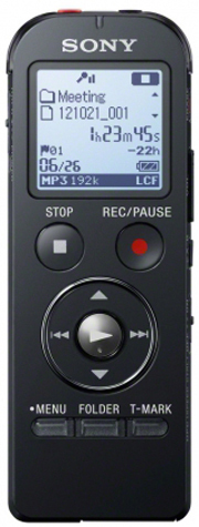 Диктофон цифровий SONY ICD-UX533B 4GB IC Recorder