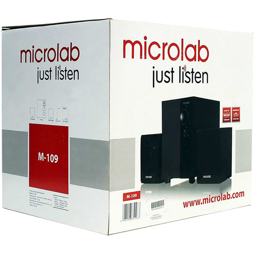 Колонки MICROLAB M-109 black Потужність колонок 5