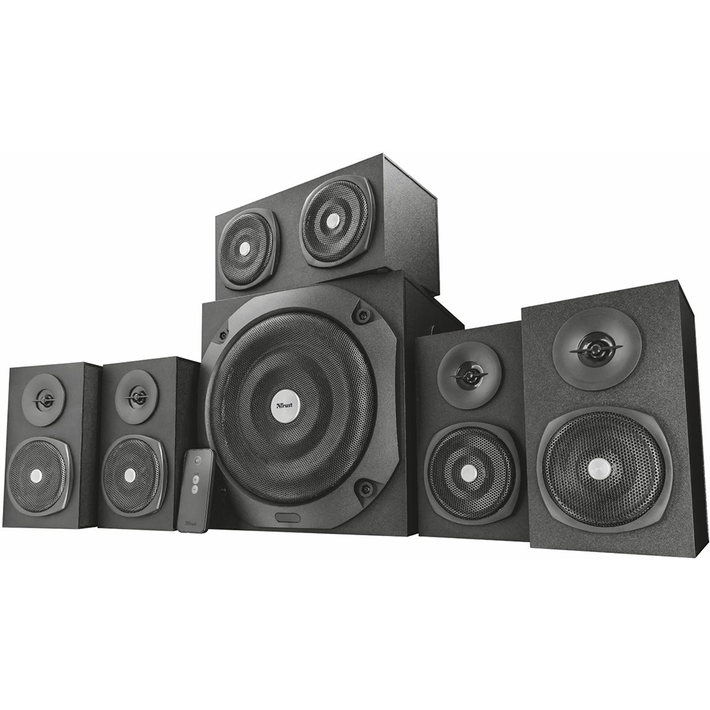 Колонки TRUST Vigor 5.1 Surround Speaker System for PC black (22236) Тип акустики 5.1