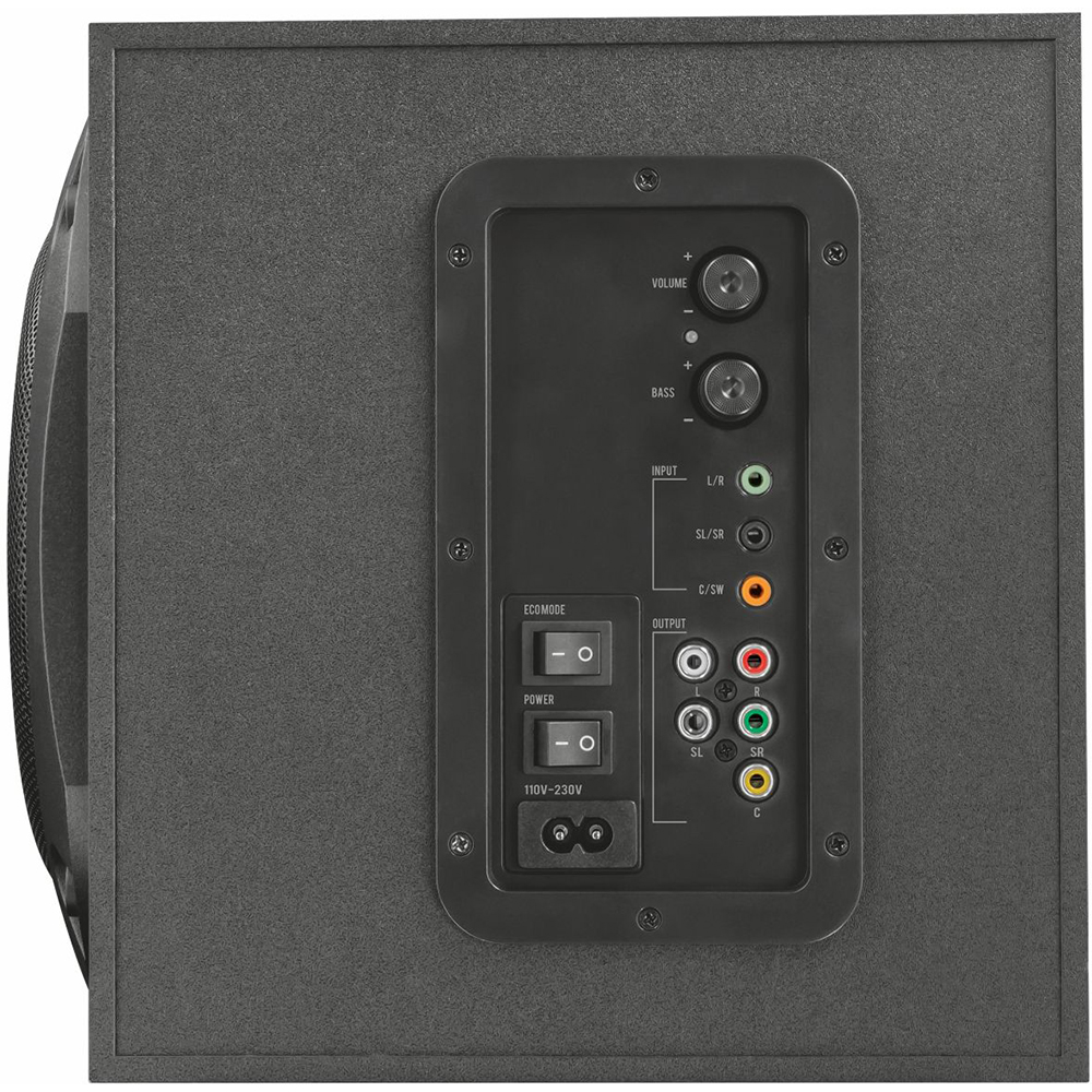 Колонки TRUST Vigor 5.1 Surround Speaker System for PC black (22236) Загальна вихідна потужність 75