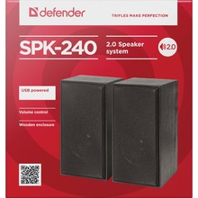 Колонки DEFENDER SPK 240 black (65224)