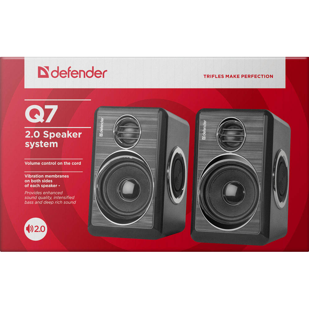 Зовнішній вигляд Колонки DEFENDER Q7 black (65407)