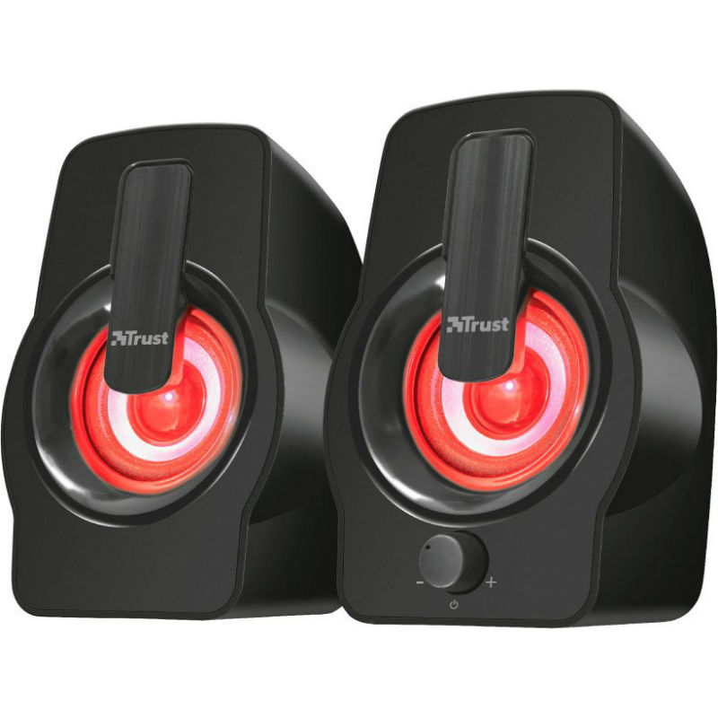 Колонки TRUST Gemi RGB 2.0 speaker set black (22948) Тип акустики 2.0