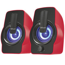 КолонкиTRUST Gemi RGB 2.0 speaker set red
