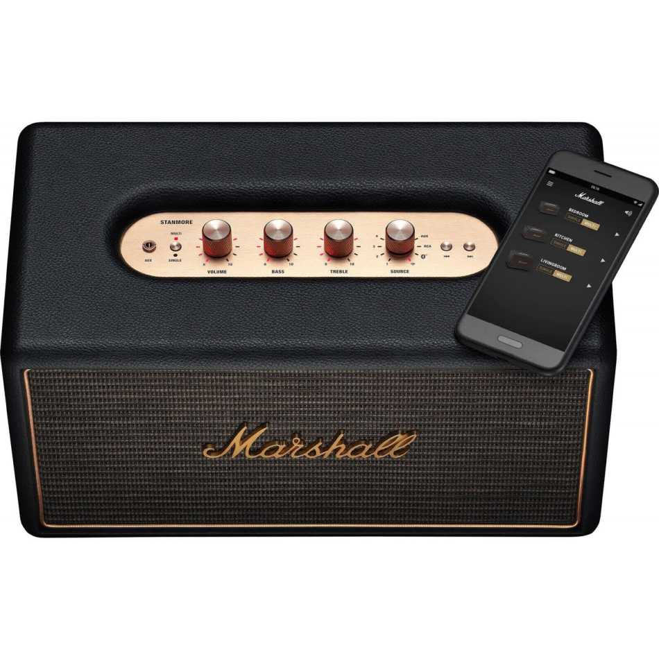 Колонки MARSHALL Louder Speaker Stanmore Wi-Fi Black (4091906) Потужність сабвуфера 50