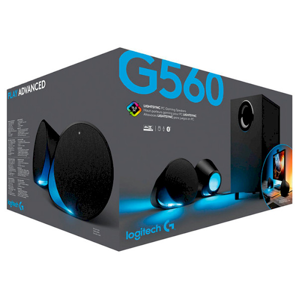 Фото Колонки LOGITECH G560 Lightsync PC Gaming Speakers (980-001301)