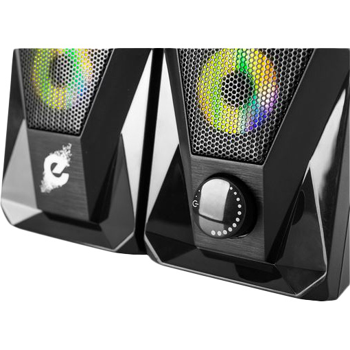 Колонки ERGO SG-110 USB Black Управление регулятор громкости
