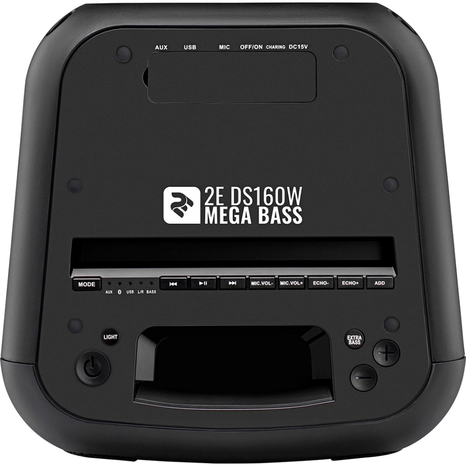 Колонки 2E DS160W Mega Bass Wireless Mic Black (2E-DS160WBK) Частотний діапазон 58 - 20000