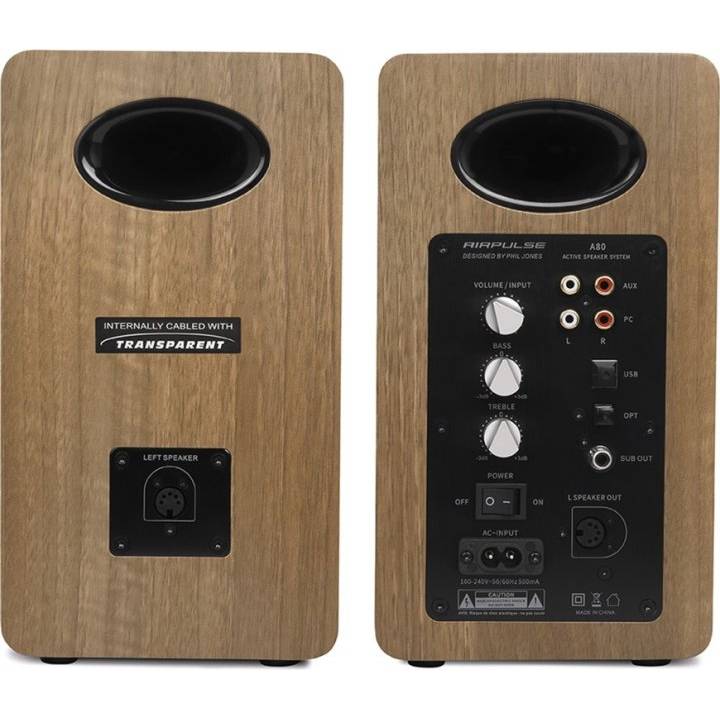 Колонки EDIFIER AirPulse A80 Brown 2.0 100W Bluetooth (AirPulseA80Brown) Тип 2.0