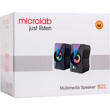 Колонки Microlab B22 RGB Led Black (B-22)