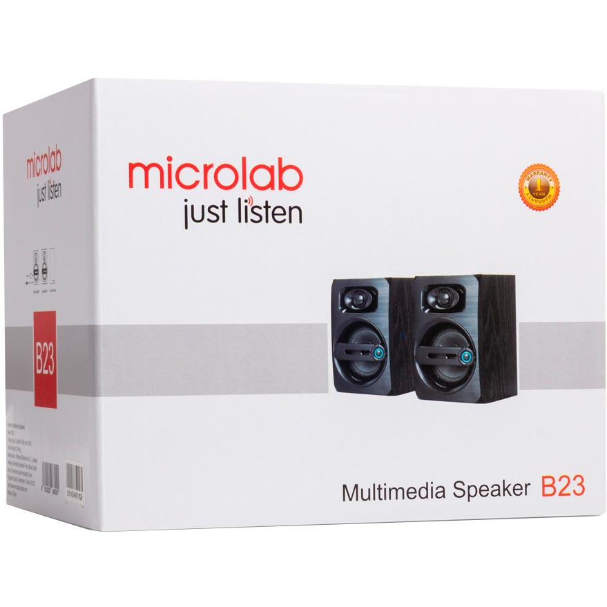 Колонки Microlab B23 Black (B-23) Мощность колонок 6