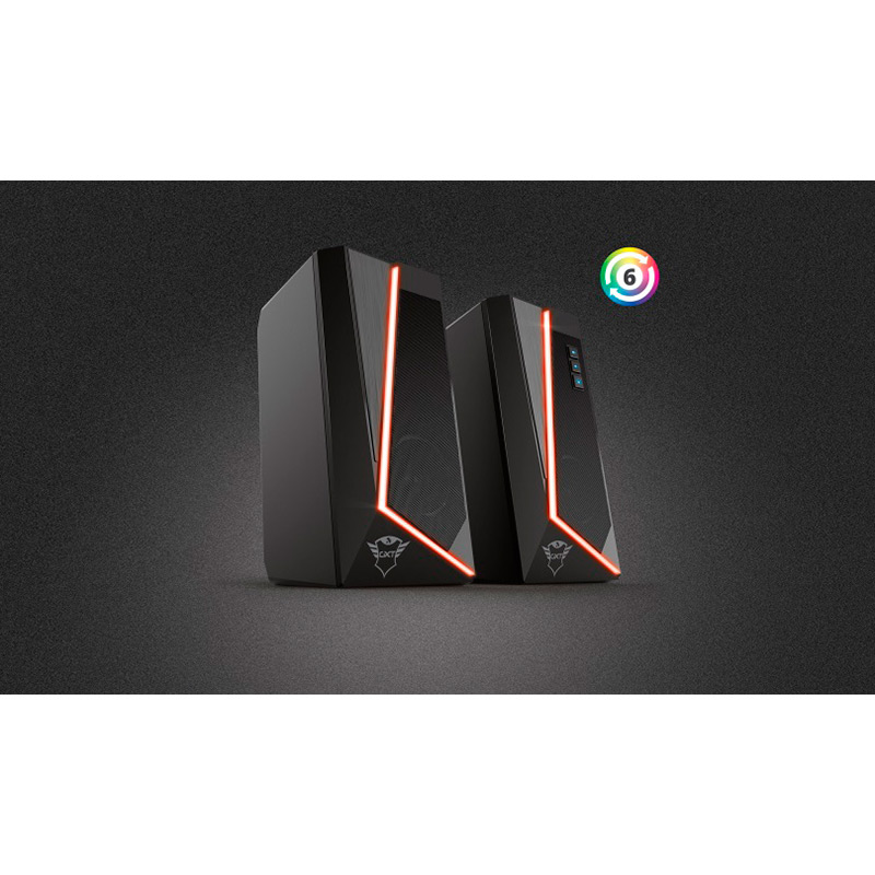 Покупка Колонки TRUST 2.0 GXT 609 Zoxa RGB Black (24070)