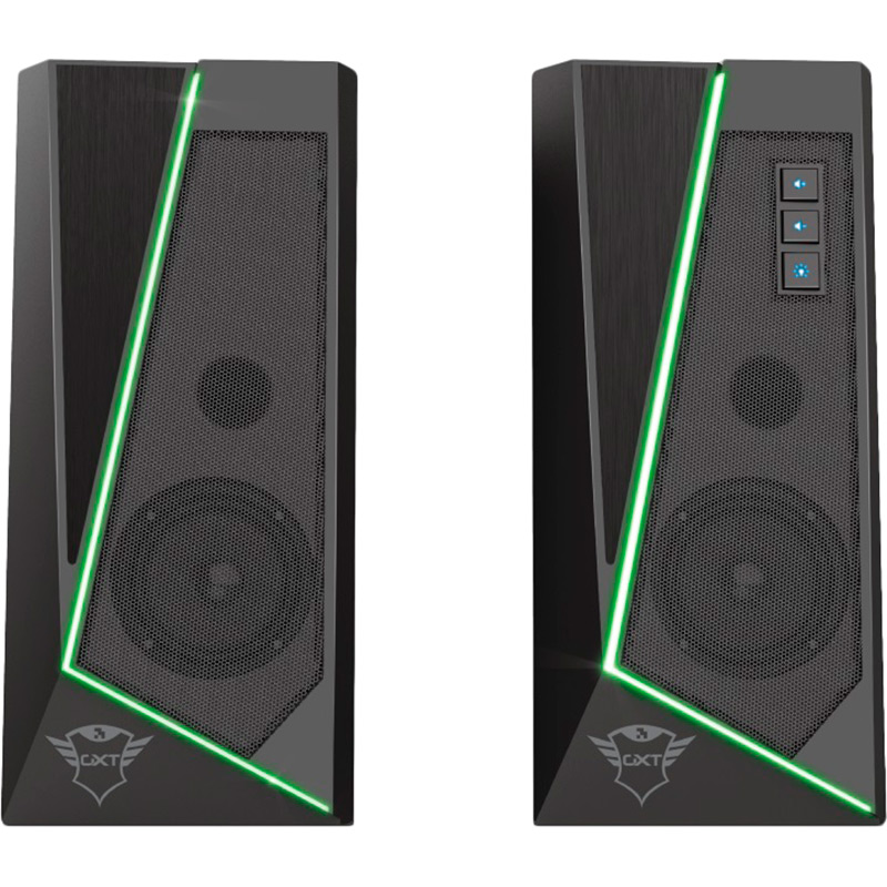 Колонки TRUST 2.0 GXT 609 Zoxa RGB Black (24070) Частотный диапазон 20 - 20000