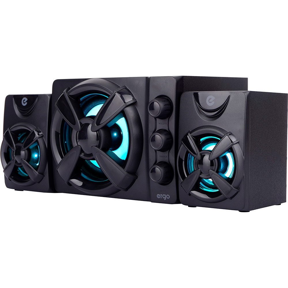 Колонки Ergo ES-287 USB 2.1 Black Тип 2.1