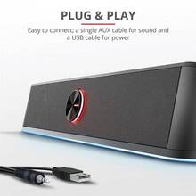 Колонка TRUST GXT 619 Thorne RGB Illuminated Soundbar Black (24007)