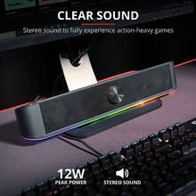 Колонка TRUST GXT 619 Thorne RGB Illuminated Soundbar Black (24007)