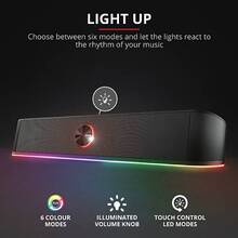 Колонка TRUST GXT 619 Thorne RGB Illuminated Soundbar Black (24007)