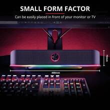 Колонка TRUST GXT 619 Thorne RGB Illuminated Soundbar Black (24007)