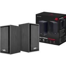 Колонки 2E PCS201 2.0 USB Black Wood (2E-PCS201BK)