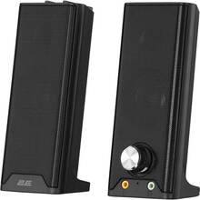 Колонки 2E PCS203 2.0 USB Metal Black (2E-PCS203BK)