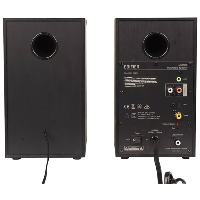 Колонки EDIFIER M601DB 2.1 110W Bluetooth Black Мощность сабвуфера 70