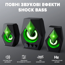 Колонки T-WOLF S128 Black (TW-S128)