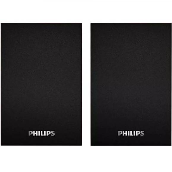 Колонки PHILIPS SPA20 USB wooden black (SPA20/00)