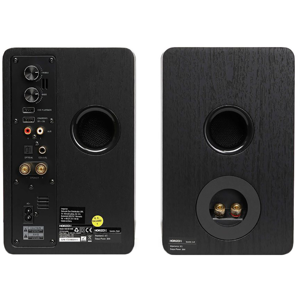 Колонки HORIZON Acustico HAV-M1100B Black Загальна вихідна потужність 60