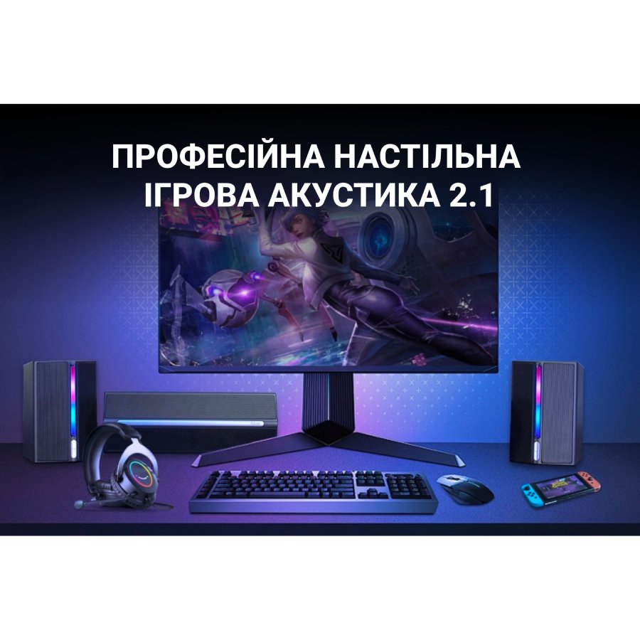 Фото 16 Колонки FIFINE A22 Gaming RGB Speaker