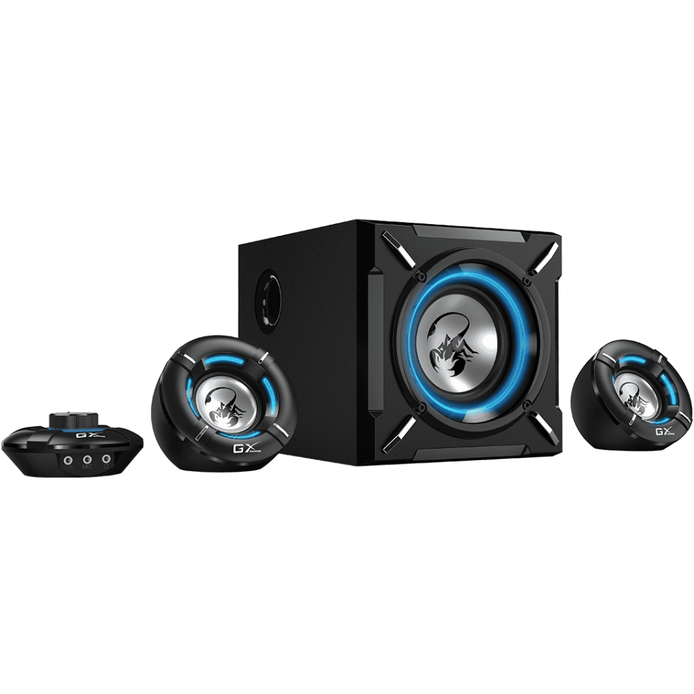 Колонки GENIUS SW-G2.1 1000 26w Black (31730043400) Загальна вихідна потужність 26